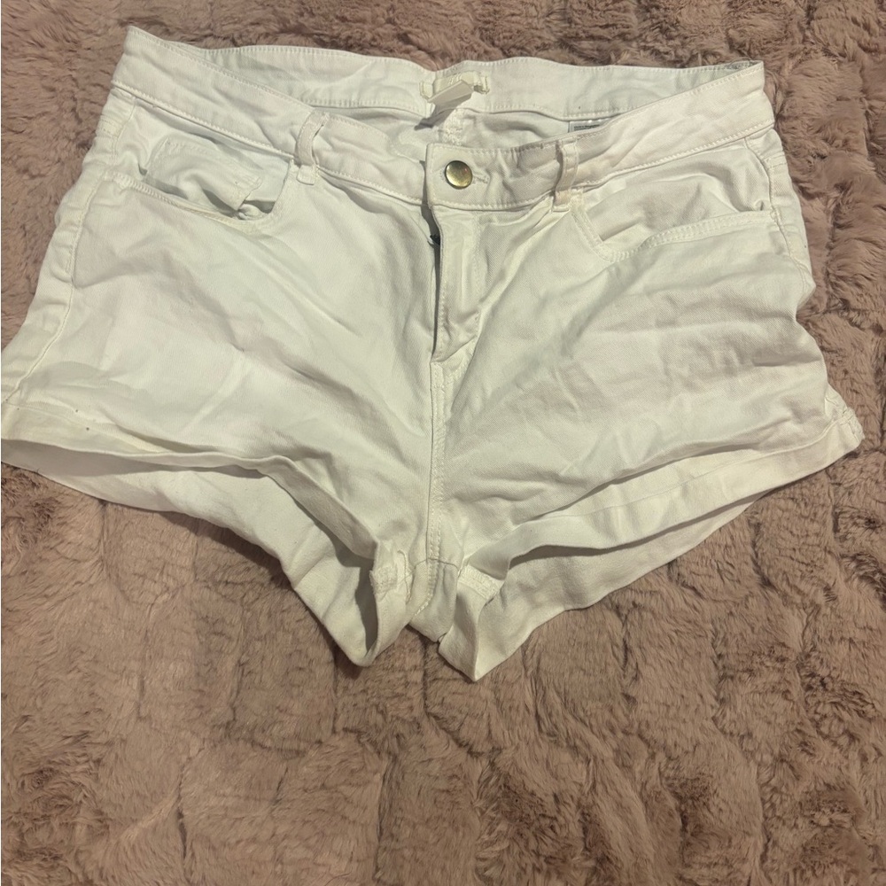 Women's White Shorts
